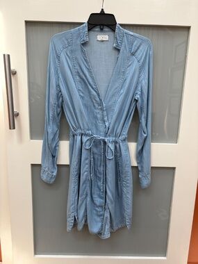 lou and grey swing dress LOFT Lou & Grey Signaturesoft Swing Dress Forever Navy New